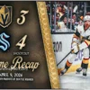 Seattle Kraken побеждают Vegas Golden Knights по буллитам 4:3