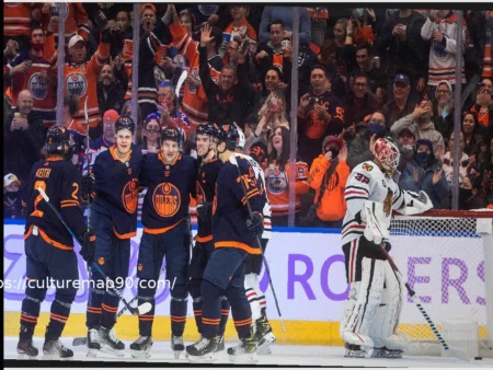 Oilers Achieve Fifth Consecutive Win Against Blackhawks