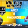 Avalanche vs. Kings: NHL Playoffs Game 3 Prediction, Picks & Odds