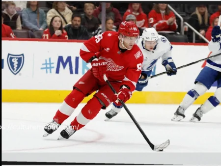 Red Wings vs. Rangers: Lineup Shakes Up as Faulk Sits, Sandin-Pellikka Steps In