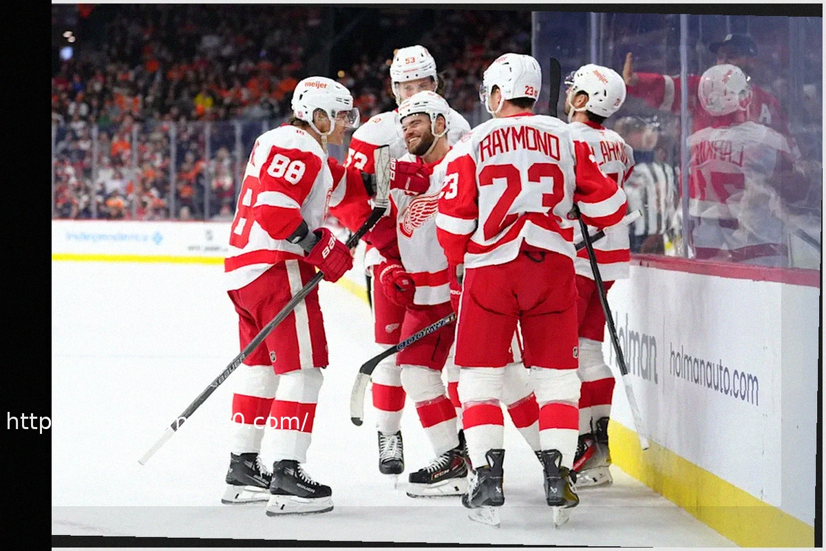Preview Red Wings Secure Crucial 4-2 Victory Over Flyers, Maintain Playoff Push