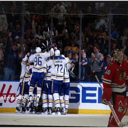 Sabres Clinch Atlantic Division Title in Dominant Victory Over Blackhawks