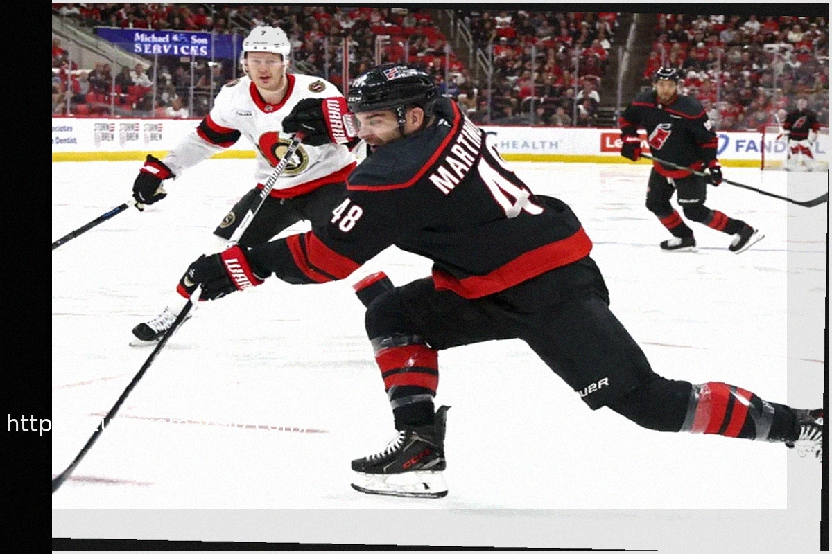 Preview Хоккей: “Каролина Харрикейнз” побеждает “Оттава Сенаторз” в спорном матче в двух овертаймах, ведя в серии 2-0