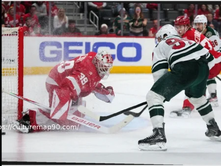 Kirill Kaprizov’s Hat Trick Fuels Wild’s 5-4 Comeback Victory Over Red Wings