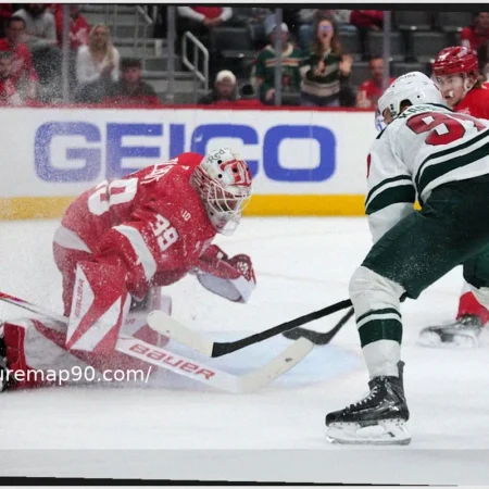 Kirill Kaprizov’s Hat Trick Fuels Wild’s 5-4 Comeback Victory Over Red Wings