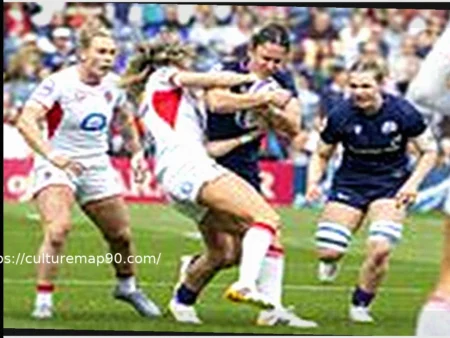 On The Road joins a record crowd at Murrayfield … but Scots can only marvel at the shock and awe of world champions England