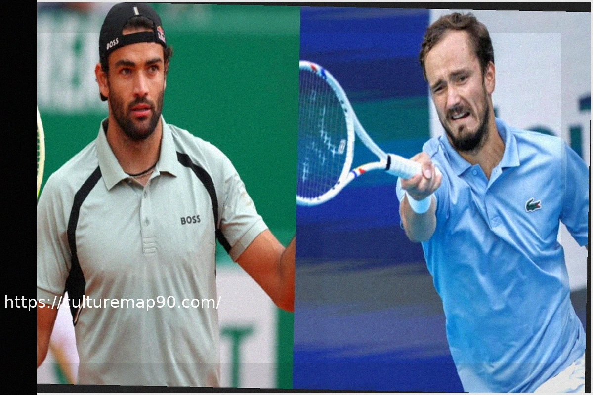Preview Berrettini Takes on Medvedev in Monte Carlo Masters 1000 Second Round Clash