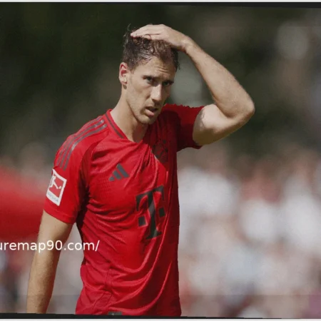 Leon Goretzka nonchalantly discusses Bayern Munich’s Bundesliga goal record, jokes about own goal