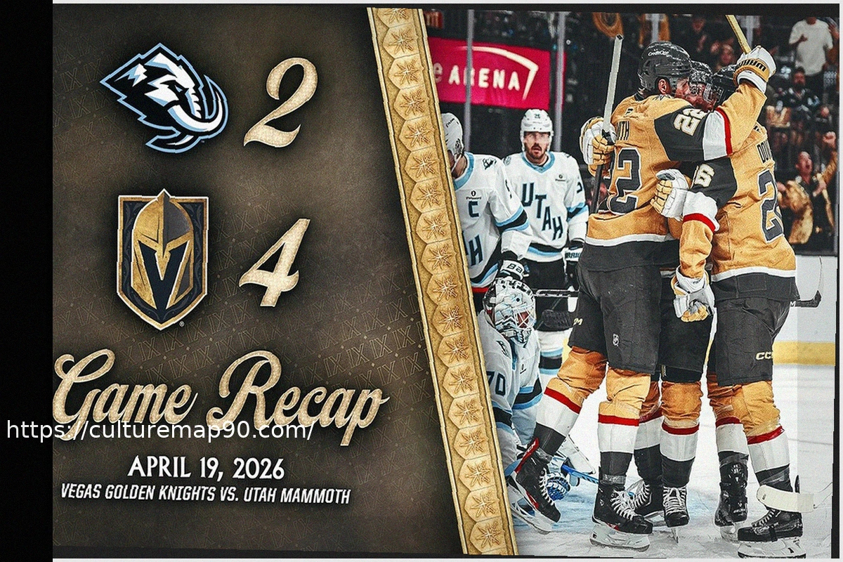 Preview Golden Knights Triumphant Over Mammoth 4-2 in Game 1