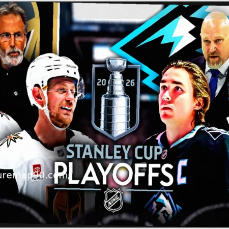 Прогноз на первый матч Golden Knights против Mammoth: коэффициенты НХЛ, ставки на плей-офф Кубка Стэнли