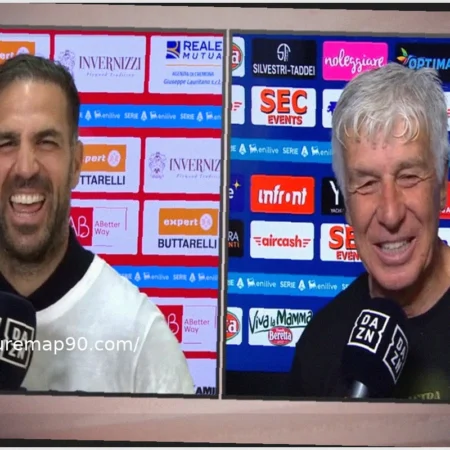 Gasperini и Фабрегас: забавная телепередача о “Комо”