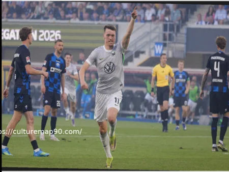 Wolfsburg Leads, Sees Red