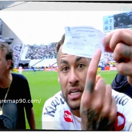 Neymar’s Hilarious Substitution Mix-Up During Santos Match Goes Viral