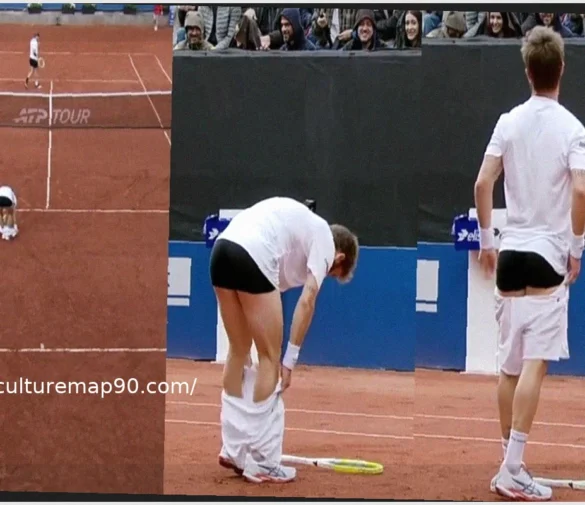 Неловкий момент Корентена Муте на турнире ATP 500 в Гамбурге