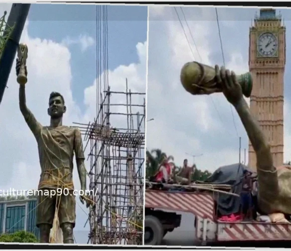Statua di Messi rimossa in India: “Oscillava al vento”