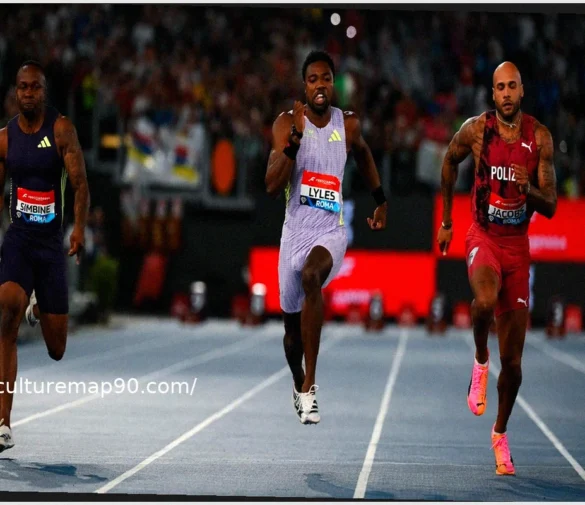 Lyles Dominates Jacobs at the Golden Gala with a Fantastic 9.88 at the Olympic Stadium