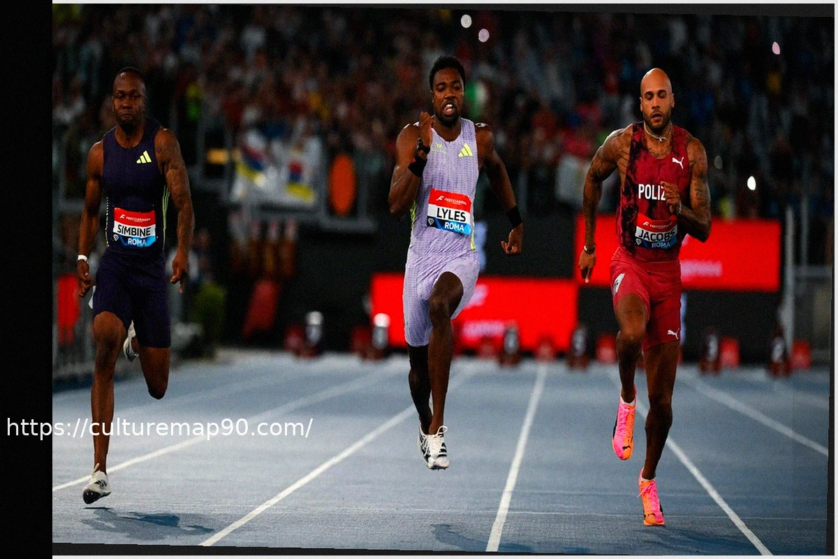 Preview Lyles Dominates Jacobs at the Golden Gala with a Fantastic 9.88 at the Olympic Stadium