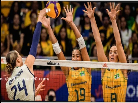 VNL: Brazil Halts Italy’s Dominance After 39 Matches